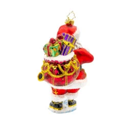 Christopher Radko A Claus To Celebrate Glass Christmas Ornament 1022461 -The Jolly Christmas Store 1022461.bk 49854.1739379577