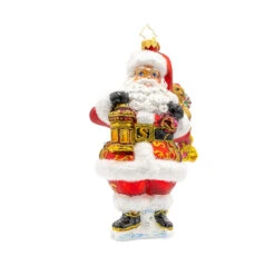 Christopher Radko A Claus To Celebrate Glass Christmas Ornament 1022461 -The Jolly Christmas Store 1022461.frt 08795.1739379575
