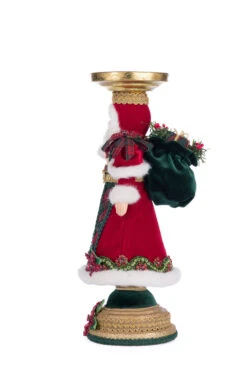 Katherine's Collection 13.5" Holiday Magic Santa Pillar Christmas Candle Holder 28-428324 -The Jolly Christmas Store 28 428324 2 66117.1719237759