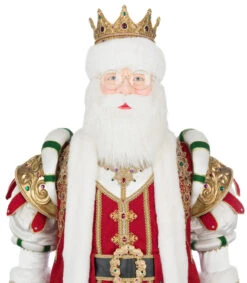 Katherine's Collection 71" Royal Christmas Ball King Christian Claus Life Size Christmas Decoration 28-528809 -The Jolly Christmas Store 28 528809 4 scaled 80577.1747229148