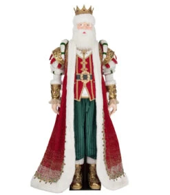 Katherine's Collection 71" Royal Christmas Ball King Christian Claus Life Size Christmas Decoration 28-528809