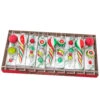 Christopher Radko Shiny Brite Holiday Splendor 4" Icicles & Shape Glass Christmas Ornaments 4028004 -The Jolly Christmas Store 4028004 16717.1710964108