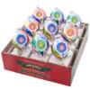 Christopher Radko Shiny Brite Confetti 2.5" Reflector Tulip Christmas Ornaments 4028098 -The Jolly Christmas Store 4028098 80873.1710964891