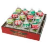 Shiny Brite Holiday Splendor 1.75" Signature Flocked Rounds Glass Christmas Ornaments 4028214 2 Shiny Brite Holiday Splendor 1.75" Signature Flocked Rounds Glass Christmas Ornaments 4028214 -The Jolly Christmas Store 4028214 34085.1746475975