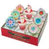 Christopher Radko Shiny Brite Christmas Confetti 8 Count Figures And Reflector Rounds Glass Christmas Ornament Set 4028269 -The Jolly Christmas Store 4028269 92086.1739464127