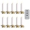 Raz 4" Set Of 10 Clip-On Lighted Christmas Tree Candles With Remote 4324036 1 Raz 4" Set Of 10 Clip-On Lighted Christmas Tree Candles With Remote 4324036 -The Jolly Christmas Store 4324036 79518.1722359636