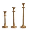 Raz 12.75" Gold Taper Christmas Candle Sticks 4402393 -The Jolly Christmas Store 4402393 43616.1721856207
