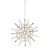 Raz 7.5" Large Jeweled Silver Snowflake Christmas Ornament 4403602 -The Jolly Christmas Store 4403602 87555.1722374199