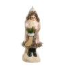 Raz 5.75" Ivory And Tan Gingham Velvet Santa Christmas Ornament 4412508 -The Jolly Christmas Store 4412508 45292.1722452778