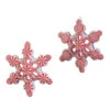 Raz 5" Peppermint Snowflake Christmas Ornament Set Of 2 4415556 -The Jolly Christmas Store 4415556 52072.1715108376