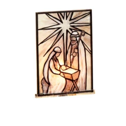 Raz 6.25" North Star Holy Family Christmas Night Light 4419079