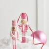 Raz 6" Pink Nutcracker Christmas Ornament Set Of 2 4422937