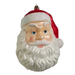 Raz Eric Cortina 8" Large Santa Face Blow Mold Glass Christmas 4453175 5 Raz Eric Cortina 8" Large Santa Face Blow Mold Glass Christmas 4453175 -The Jolly Christmas Store 4453175 19474.1717081030