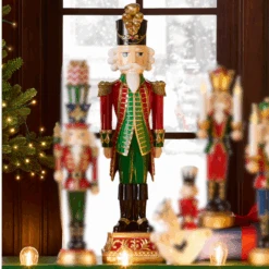 Raz 25.5" Large Red And Green Nutcracker Christmas Decoration 4510508
