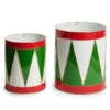 Raz 17" Oversized Nutcracker Drum Bucket Christmas Decoration Set Of 2 4511566 -The Jolly Christmas Store 4511566 17384.1755554382