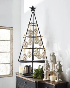 Raz 60" Black Ornament Display Tree Frame Christmas Decoration 4528104