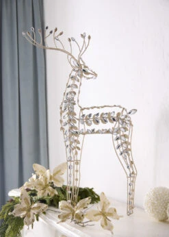 Raz 27" Jeweled Standing Deer Christmas Figure 4513524