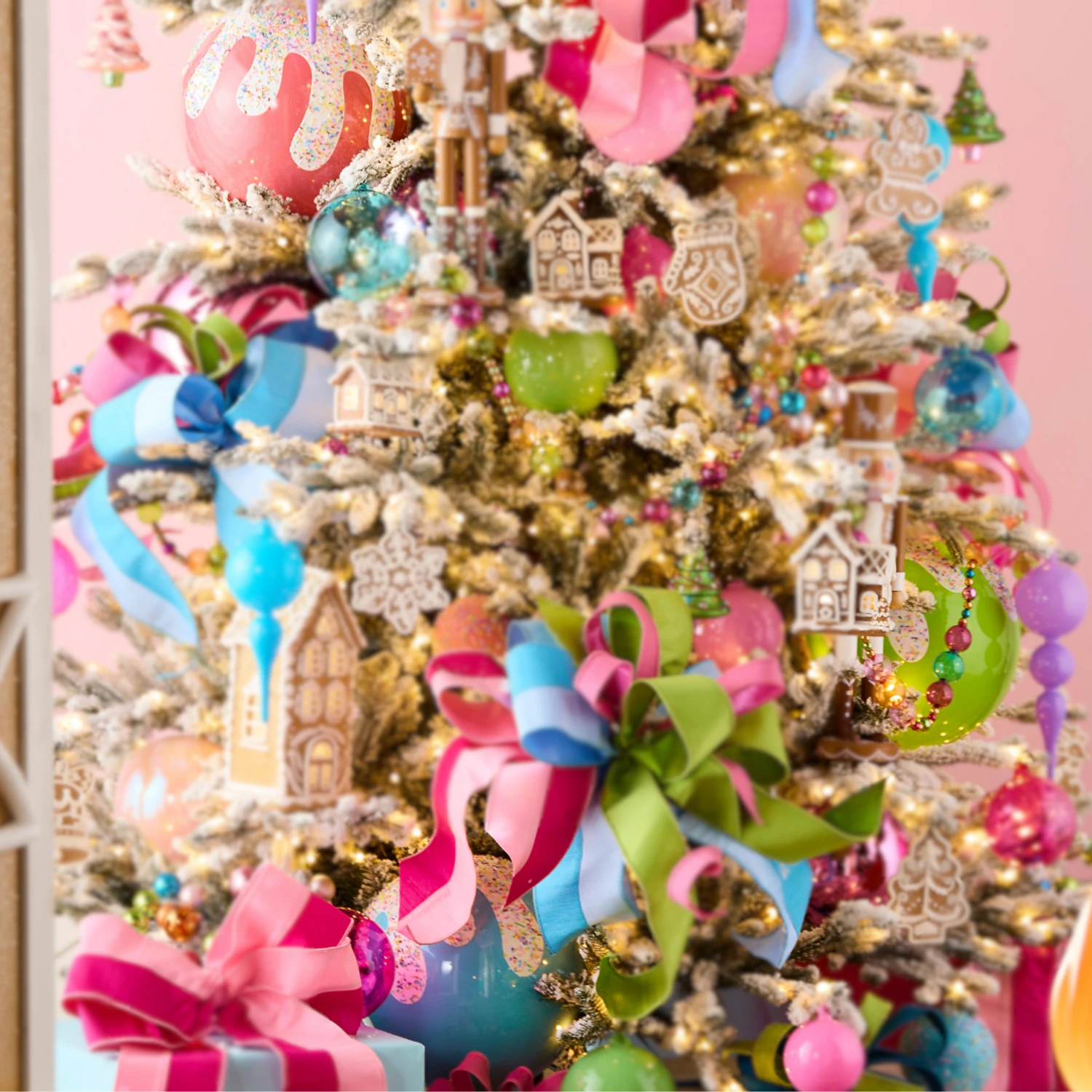 Raz 10" Frosted With Sprinkles Large Ball Christmas Ornament 4514867 4 Raz 10" Frosted With Sprinkles Large Ball Christmas Ornament 4514867 - Image 2