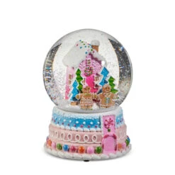 Raz 6.5" Musical Gingerbread House Snow Water Globe Christmas Decoration 4516362 -The Jolly Christmas Store 4516362 99246.1744221442