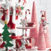 Raz 20" Red And White Yarn Christmas Tree Figures Set Of 3 4516713 2 Raz 20" Red And White Yarn Christmas Tree Figures Set Of 3 4516713 -The Jolly Christmas Store 4516713 edit 86923.1753918058