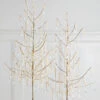 Raz 29.5" Set Of 2 Dripping Pearl Trees Christmas Decoration 4517612 -The Jolly Christmas Store 4517612 RDV sub V1 00232.1747330593