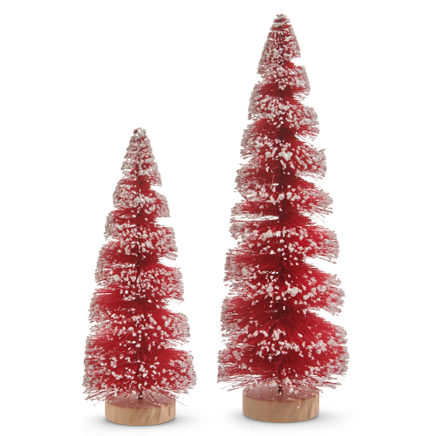 Raz 11" Spiral Red Sisal Christmas Tree Figure Set 4520086 4 Raz 11" Spiral Red Sisal Christmas Tree Figure Set 4520086 - Image 2