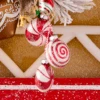 Raz 5.5" Peppermint Candy Cluster Glass Christmas Ornament 4520873 -The Jolly Christmas Store 4520873 edit 47144.1747754845