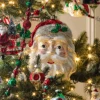 Raz 10.5" Large Santa Head Glass Christmas Ornament 4520903 -The Jolly Christmas Store 4520903 edit 09153.1747766267