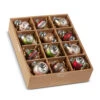 Raz 2" Multicolor Vintage Glass Christmas Ornament Box Of 12 4520925 -The Jolly Christmas Store 4520925 18664.1756827965