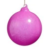 Raz 4" Pink Glitter Blown Glass Ball Christmas Ornament 4523066 -The Jolly Christmas Store 4523066 74753.1747932504