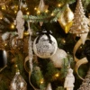 Raz 5" Vintage Merry Christmas Ball Glass Ornament 4524622 -The Jolly Christmas Store 4524622 edit 55448.1748545756