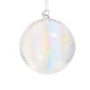 Raz 5" Iridescent Ball Glass Christmas Ornament 4524955 2 Raz 5" Iridescent Ball Glass Christmas Ornament 4524955 -The Jolly Christmas Store 4524955 30196.1749058063
