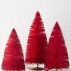 Raz 14" Red Glittered Bottle Brush Trees Christmas Decoration 4546025 -The Jolly Christmas Store 4546025 TCS sub 43971.1750280262