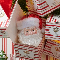 Raz Eric Cortina 7" Father Christmas Glass Christmas Ornament 4553099