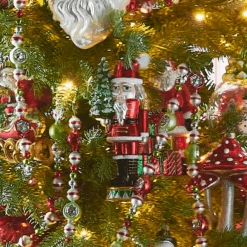 Raz Eric Cortina 7" Nutcracker Glass Christmas Ornament 4553101