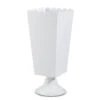 Raz 15.75" Scalloped White Urn Christmas Decoration 4559183 -The Jolly Christmas Store 4559183 12807.1751306005