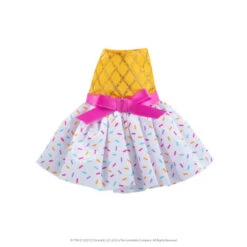 Elf On The Shelf Claus Couture Ice Cream Party Dress CCICECRM -The Jolly Christmas Store CCICECRM 49256.1687788729