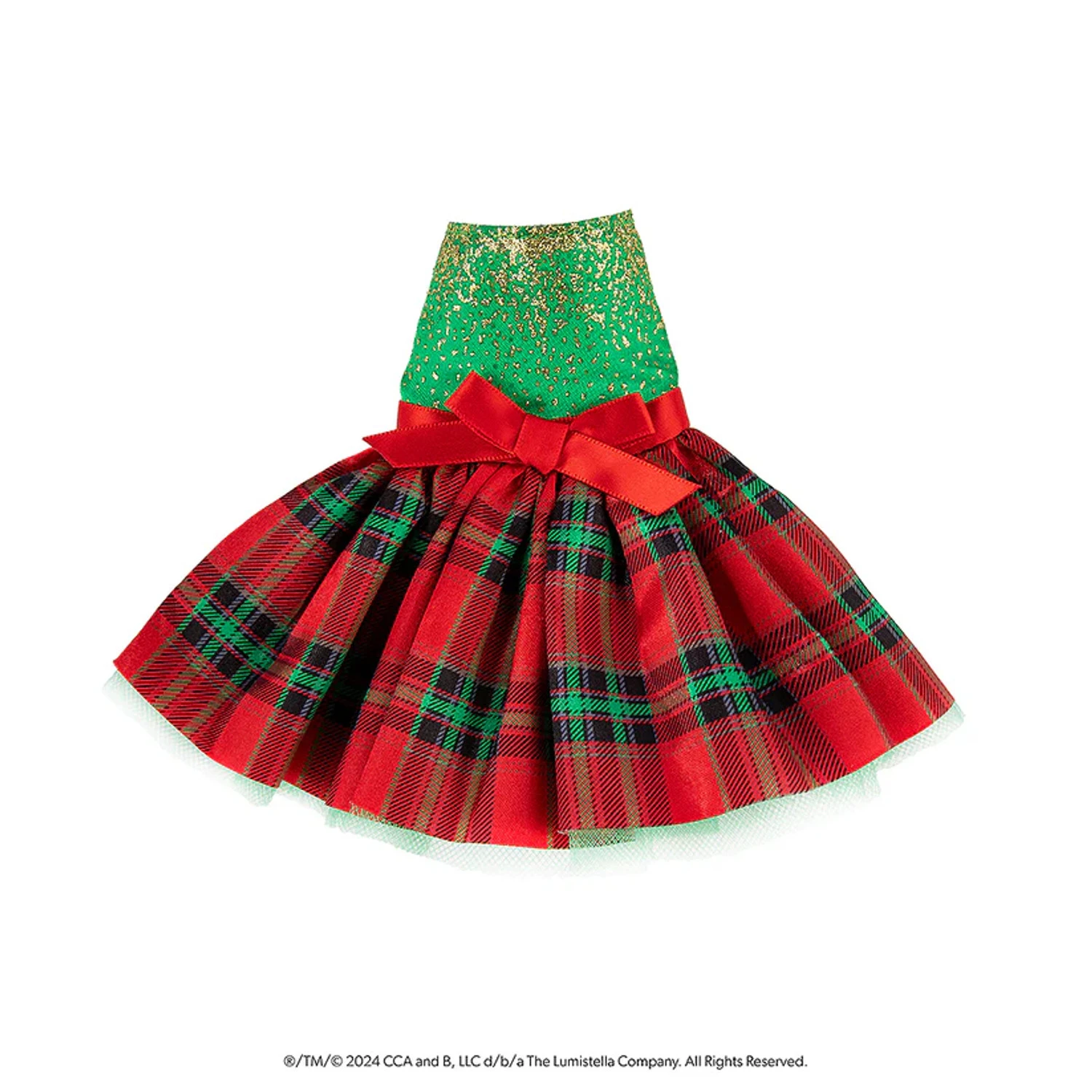 Elf On The Shelf Claus Couture Collection Gifts & Glamour Party Dress Outfit CCPLAIDDR 5 Elf On The Shelf Claus Couture Collection Gifts & Glamour Party Dress Outfit CCPLAIDDR - Image 3