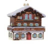 Cody Foster 4" Ski Chalet Glass Christmas Ornament GL-474 -The Jolly Christmas Store GL 474 1 10495.1720539250