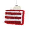 Cody Foster 4.25" Red Velvet Cake Glass Christmas Ornament GL-501 -The Jolly Christmas Store GL 501 1 45250.1720443580