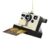 Cody Foster 3.25" Instant Photo Camera Glass Christmas Ornament GL-562