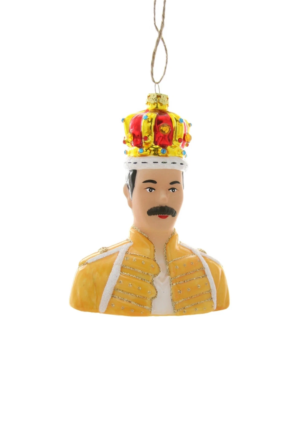 Cody Foster 5" Freddie Mercury Glass Christmas Ornament GO-4033 3 Cody Foster 5" Freddie Mercury Glass Christmas Ornament GO-4033