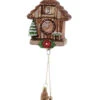 Cody Foster 9.25" Black Forest Cuckoo Clock Glass Christmas Ornament GO-8651