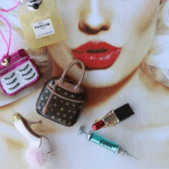 Cody Foster 4" Luxury Handbag Glass Christmas Ornament GO-8685-BR -The Jolly Christmas Store GO 8685 BR GO 6950 edit 20160.1692035407