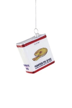 Cody Foster 2.75" Pumpkin Pie Spice Canister Glass Christmas Ornament GO-9799