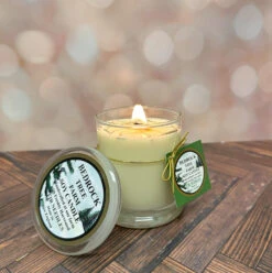 Bedrock Tree Farm Fir Needle Scented Libbey Status Wood Wick 12 Oz Soy Candle LSJ12
