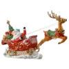 Regency 16" Santa With Flying Reindeer Christmas Decoration MTX71077 -The Jolly Christmas Store MTX71077 MULT 09184.1725571709
