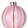 Regency 4" Pink, White, And Red Candy Striped Glass Ball Ornament MTX74727 -The Jolly Christmas Store MTX74727 HOMU 98403.1725628973