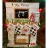 5" Fireplace Mantle Stocking Family Of 4 Personalized Christmas Ornament OR2030-4 -The Jolly Christmas Store OR2030 4 edit 80837.1664990047
