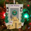 Door With Wreath And Packages Personalized Christmas Ornament OR2299 -The Jolly Christmas Store OR2299 EDIT 33302.1665070285